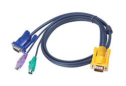 10M PS/2 KVM Cable with 3 in 1 SPHD
